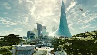 Adegan Starfield sebagai ilustrasi pengujian performa game di Windows 11